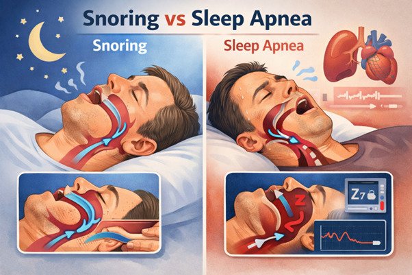 Snoring vs Sleep Apnea - When an ENT Doctor Should Be Consulted
